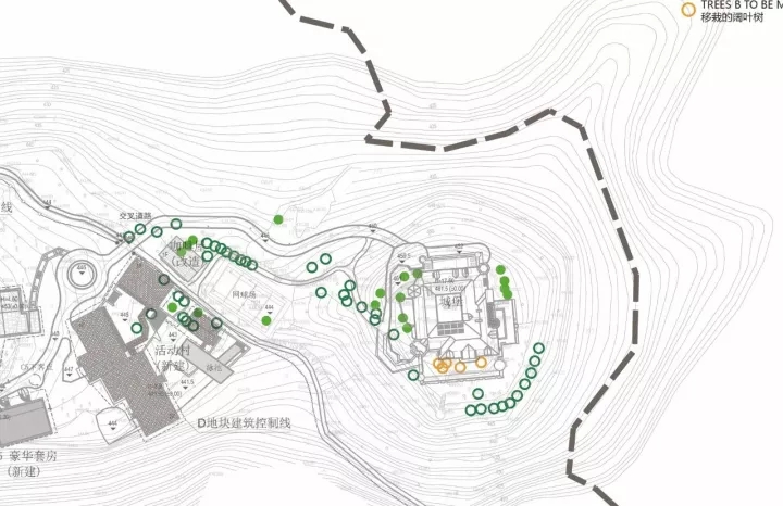 裸心堡采用了輕質結構、符合山地的吊腳樓結構